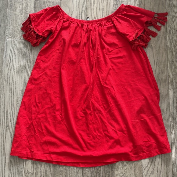 ASOS off the shoulder tassel dress - Picture 6 of 7